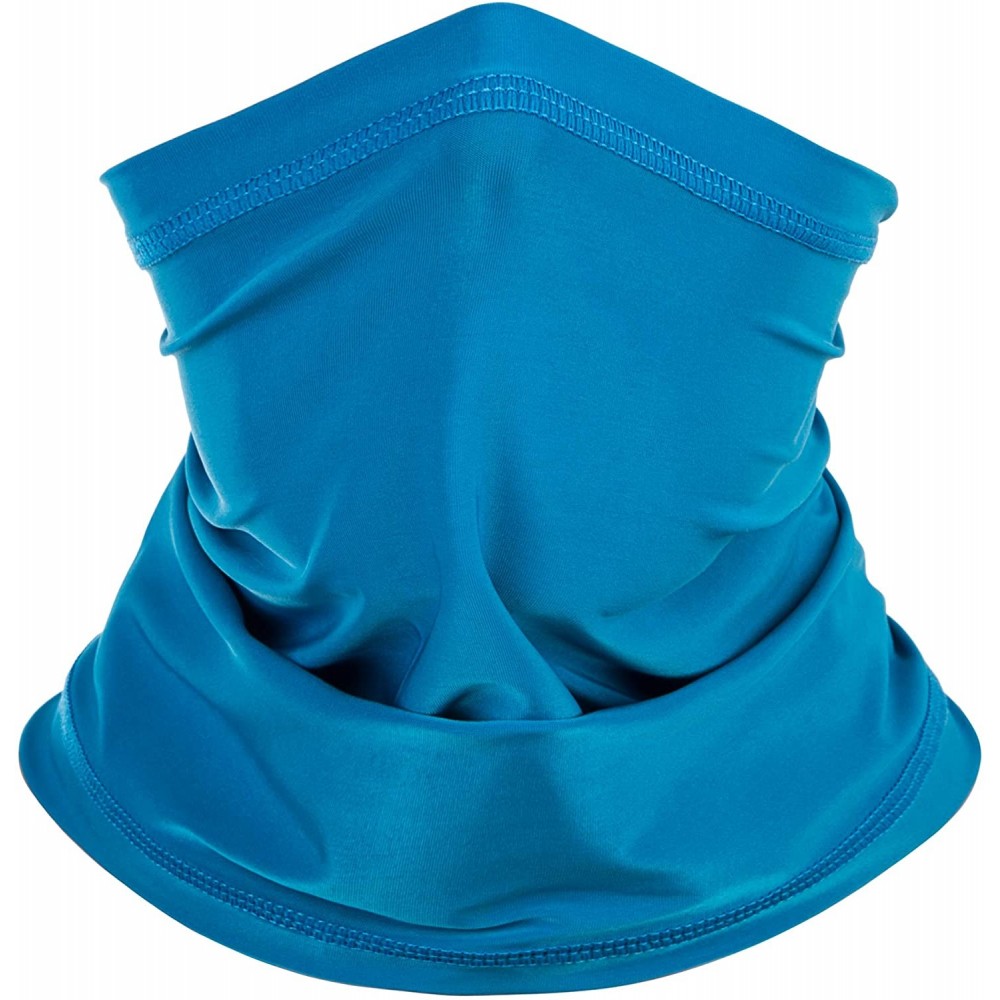 Skullies & Beanies Neck Gaiter Face Mask Bandana Shield Filters Multi-purpose Balaclava Headwear - Lake Blue - C118LN27MHU $8.00