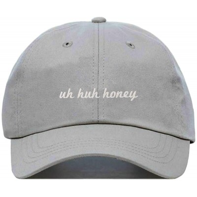 Baseball Caps Uh Huh Honey Baseball Hat- Embroidered Dad Cap- Unstructured Soft Cotton- Adjustable Strap Back (Multiple Color...