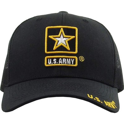 Baseball Caps US Army Official Licensed Premium Quality Only Vintage Distressed Hat Veteran Military Star Baseball Cap - CO18...