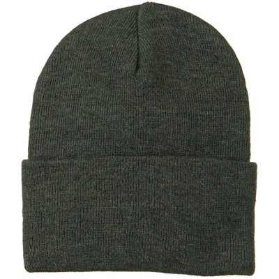 Skullies & Beanies 12 Inch Long Knitted Beanie - Grey - CX110PMZNH5 $7.70