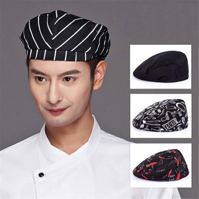 Newsboy Caps Flat Beret - Chef Flat Beret Flat Scally Cap Golf Beret Newsboy Driver Hat Cap for Men - Darkcoffee - C818M4RA26...