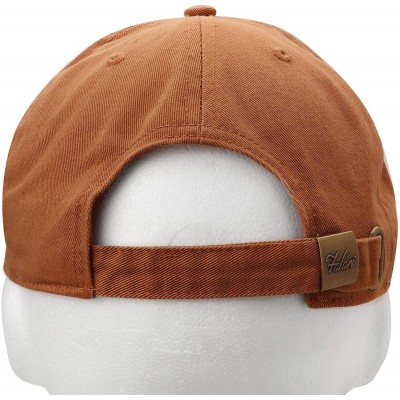 Baseball Caps Classic Baseball Cap Dad Hat 100% Cotton Soft Adjustable Size - Copper - CK11AT3W8P9 $10.48