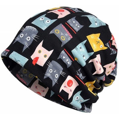 Skullies & Beanies Women's Soft Baggy Oversized Slouchy Cap Beanie Skull Hat - A - CG18LKA2532 $10.01