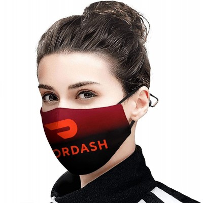 Balaclavas DoorDash- Women Men Adjustable Earloops Reusable Mouth Cover for Aduit - Black-158 - CJ198757OMH $18.49