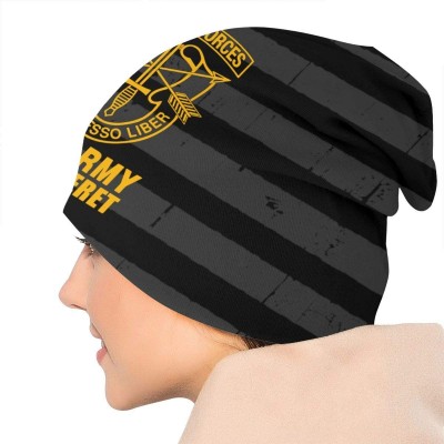 Skullies & Beanies US Army Green Beret Special Forces Unisex Warm Hat Knit Hat Skull Cap Beanies Cap - Black - C118ZKEY2G4 $2...