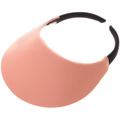 Visors Midsize Sport Sun Visor - Peach - CX12E3BEICJ $14.74