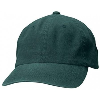 Baseball Caps Twill Cap for Men and Women Baseball Cap Softball Hat with Pre Curved Brim - Dark Green - CQ119BWM2K1 $7.69