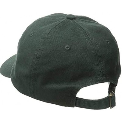 Baseball Caps Twill Cap for Men and Women Baseball Cap Softball Hat with Pre Curved Brim - Dark Green - CQ119BWM2K1 $7.69