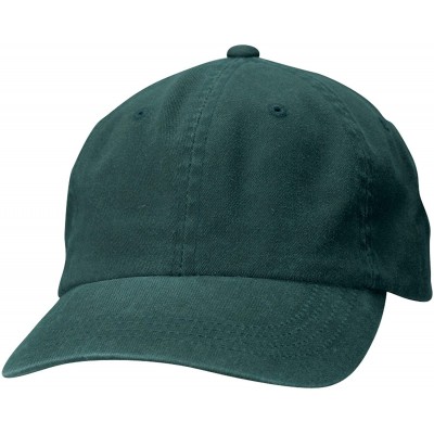 Baseball Caps Twill Cap for Men and Women Baseball Cap Softball Hat with Pre Curved Brim - Dark Green - CQ119BWM2K1 $7.69