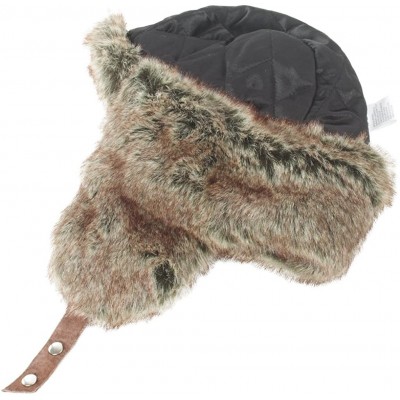 Bomber Hats Unisex Winter Knit Russian Ushanka Cossack Trapper Pilot Aviator Cap Hat - Light Green - CQ127F3BCLR $25.36