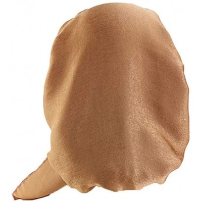 Skullies & Beanies Women Vintage Silky Turbans Head Scarf Elastic Wide Band Multifunction Printing Hat Chemo Hair Loss Cap - ...