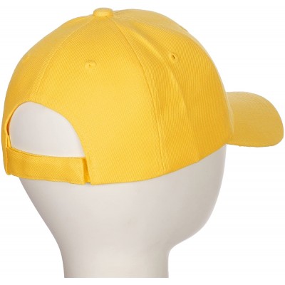 Baseball Caps Classic Baseball Hat Custom A to Z Initial Team Letter- Yellow Cap White Black - Letter W - CE18IDT3N0D $11.18