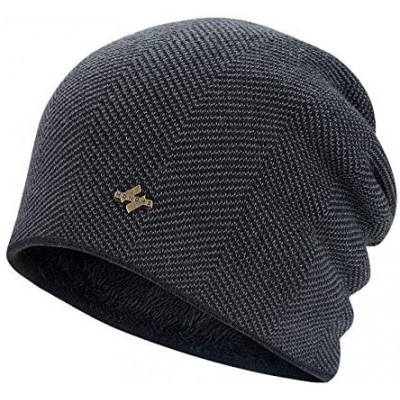 Skullies & Beanies Winter Beanie Hat Warm Knit Hat Winter Hat for Men Women - Black-t041 - C818ARDYYOT $13.92