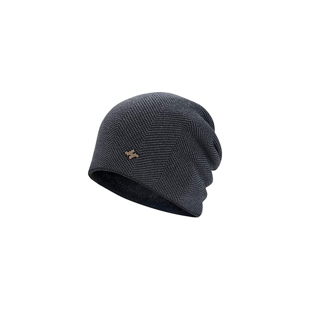 Skullies & Beanies Winter Beanie Hat Warm Knit Hat Winter Hat for Men Women - Black-t041 - C818ARDYYOT $13.92