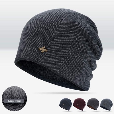 Skullies & Beanies Winter Beanie Hat Warm Knit Hat Winter Hat for Men Women - Black-t041 - C818ARDYYOT $13.92