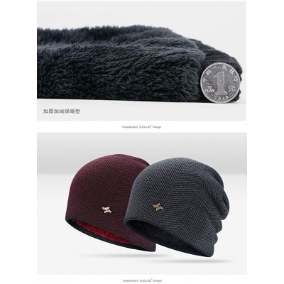 Skullies & Beanies Winter Beanie Hat Warm Knit Hat Winter Hat for Men Women - Black-t041 - C818ARDYYOT $13.92