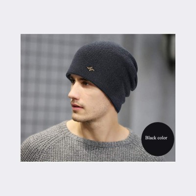 Skullies & Beanies Winter Beanie Hat Warm Knit Hat Winter Hat for Men Women - Black-t041 - C818ARDYYOT $13.92