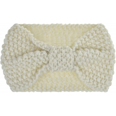 Headbands Crochet Turban Headband for Women Warm Bulky Crocheted Headwrap - CD18LR3GMSE $7.68