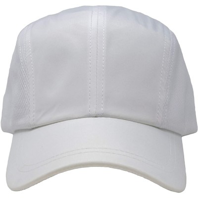 Baseball Caps Womens Athletic Mesh Hat Performance Sport Running Baseball Cap - Mesh - White - CV18RNGXK90 $14.34