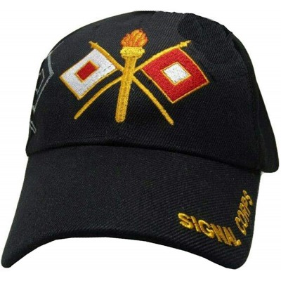 Skullies & Beanies U.S. Army Signal Corps Ball Cap Hat Embroidered 3D (Licensed) - C31870Y49H9 $13.11