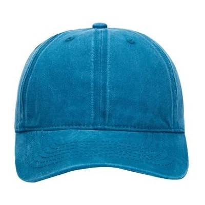 Baseball Caps Men Women Custom Text Embroidered Denim Hat Team Christmas Adjustable Snapback Baseball Caps - Retro Blue - CY1...