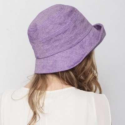 Sun Hats Womens Summer Foldable Sun Protection Gardening Sun Hat - Purple - CL11AZ6H323 $17.04