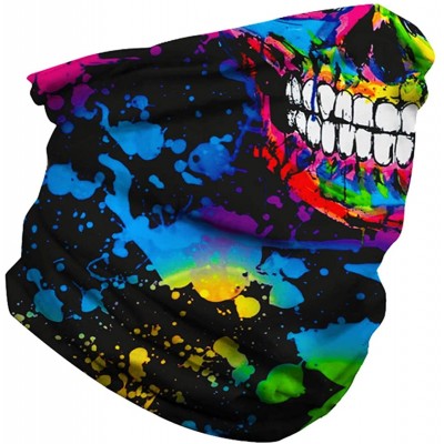 Balaclavas Balaclava Neck Gaiter Bandanas Headwear Headwraps Scarf Men Women Neckerchief Wristband - B06 - CO198QE848L $9.62