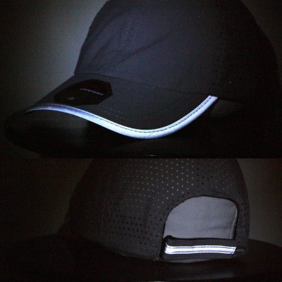 Baseball Caps Plain Pro Cool Mesh Low Profile Adjustable Baseball Cap - Reflective Gray - C018ERLCWND $11.58