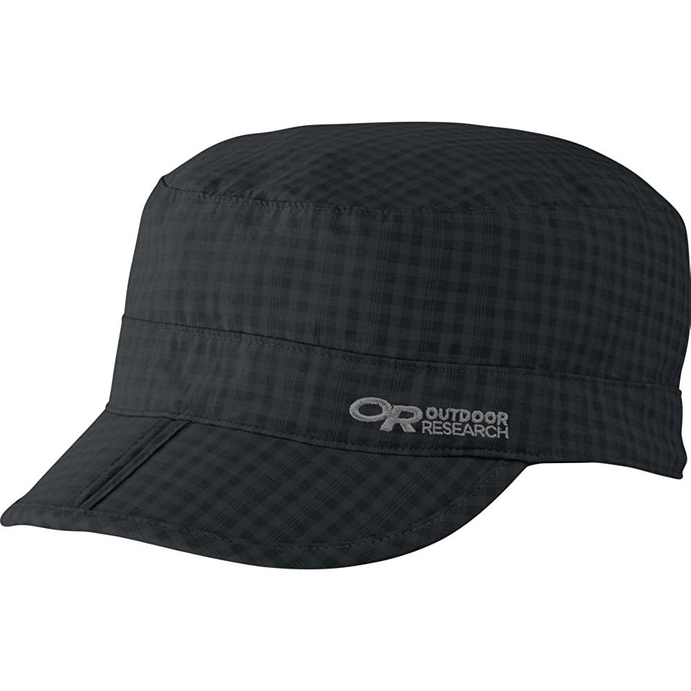 Sun Hats Radar Pocket Cap - Black Check - C211602URIJ $52.43