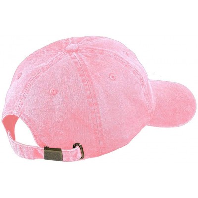 Baseball Caps Bad Hair Day Embroidered Pigment Dyed Low Profile Cap - Pink - C212GZC1S9Z $19.18