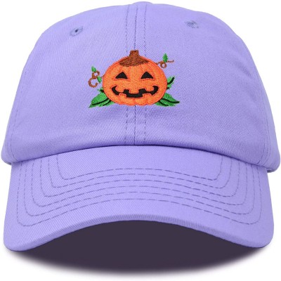 Baseball Caps Jack-O-Lantern Halloween Pumpkin Hat Mens Womens Baseball Cap - Lavender - CE18YZI06GN $13.27