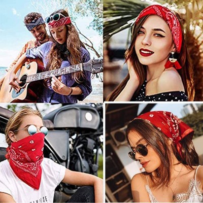 Balaclavas 100% Cotton Multifunctional Bandana Headband Sets Neck Gaiter Scarf Balaclava for Unisex - Grey 3pcs - C81993OTRT8...