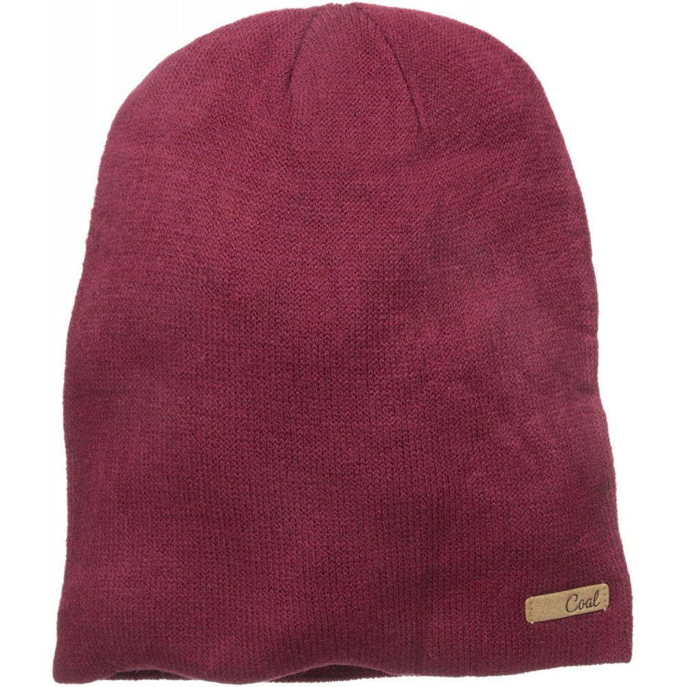 Skullies & Beanies Women's The Julietta Soft Fine-Knit Slouchy Beanie - Burgundy - CJ11J20GGIL $16.95