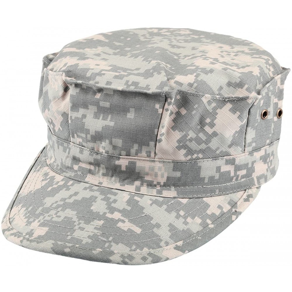 Baseball Caps Cadet Army Cap for Men Military Style Hats - 1-us Acu Digital Camo - CM12J1W9FIH $8.90