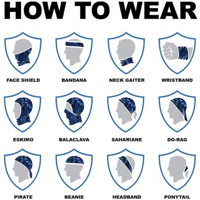 Balaclavas Armour Protective Balaclava Bandana MicroFiber - C8185X5CSAZ $21.60