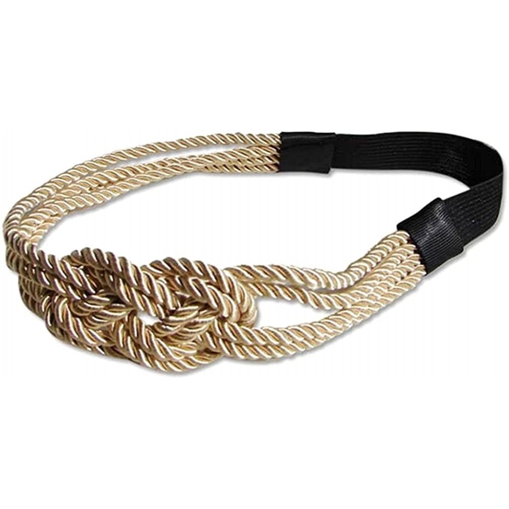 Headbands Women Shiny Rope hair accessory Decorative Knot Headband - C911VBTIUO9 $12.72