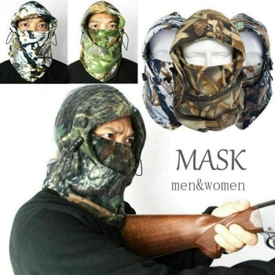 Balaclavas Fleece Ski Mask/Neck Warmer Gaiter/Face Scarf/Neck Cover/Face Mask Thermal Hood Mask - (Rz-015) - CY18IU80N8D $11.40