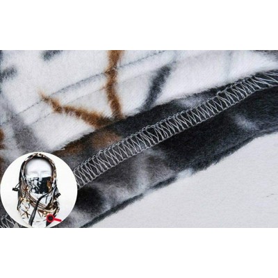 Balaclavas Fleece Ski Mask/Neck Warmer Gaiter/Face Scarf/Neck Cover/Face Mask Thermal Hood Mask - (Rz-015) - CY18IU80N8D $11.40