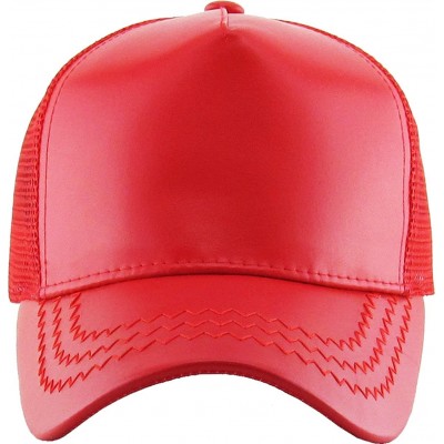 Baseball Caps Dominican Republic Gold Badge Wolf Rooster Tuna Trucker Cap Adjustable Snapback Hat - 5.(plain) Red - CV18GDRWI...