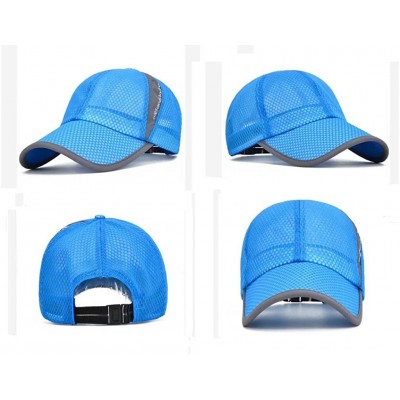 Baseball Caps Unisex Summer Baseball Hat Sun Cap Lightweight Mesh Quick Dry Hats Adjustable Cap Cooling Sports Caps - Black -...