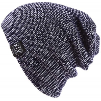 Skullies & Beanies Fashion Unisex Men Women Windproof Baggy Warm Crochet Winter Wool Knit Ski Beanie Skull Slouchy Caps Hat -...