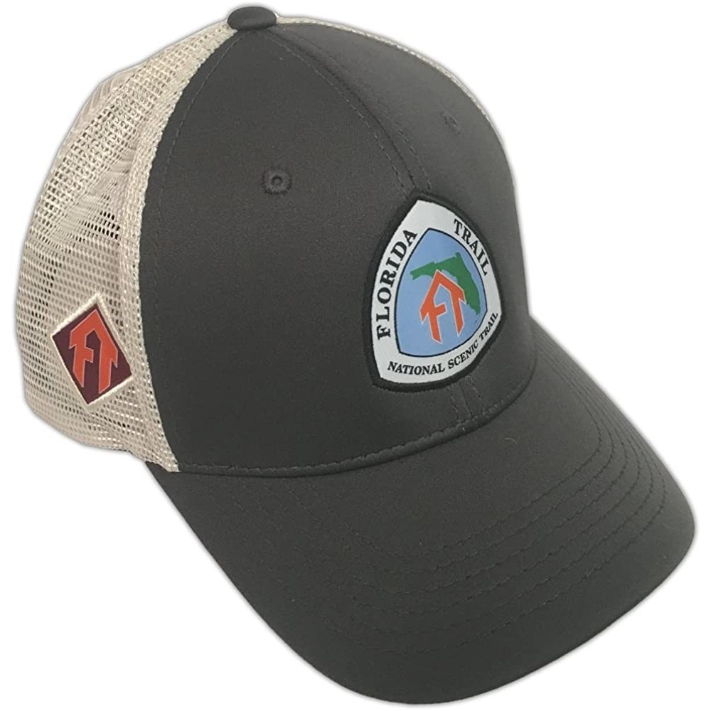 Baseball Caps Florida Trail National Scenic Trail Ranger Adjustable Snapback Hat - Charcoal - C4186LGT57R $23.23
