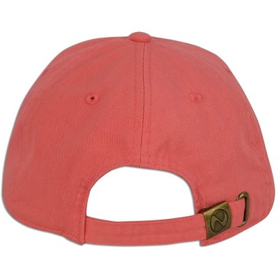 Baseball Caps Cotton Classic Dad Hat Adjustable Plain Cap Polo Style Low Profile Unstructured 1400 - Coral - CF18338589O $10.75