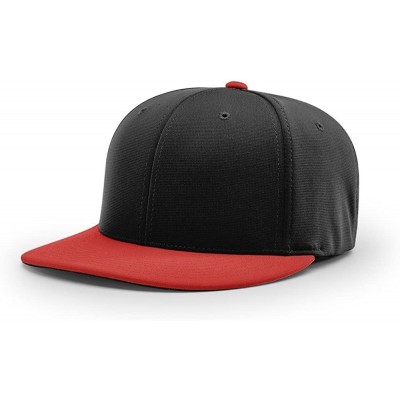 Baseball Caps PTS 20 PTS20 Pulse R-Flex FIT Baseball HAT Ball Cap - Black/Red - C5186XUHOAZ $10.20