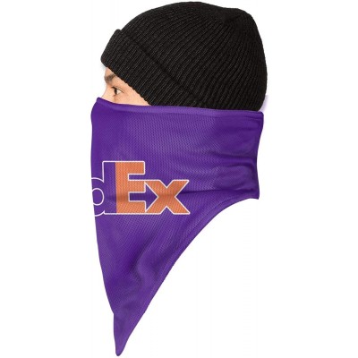 Balaclavas Half Balaclava Face for Mens Womens Postal Man Fed-Ex-Symbol-Logo-Winter Bandanas Face - White-53 - CQ197U33WOO $1...