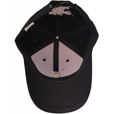 Baseball Caps Hand with Rose Flower Emroidered Baseball Cap Adjustable Snapback Plain Hat - Black1 - C612O1ZEL2X $12.34