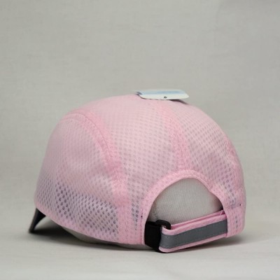 Baseball Caps Plain Pro Cool Mesh Low Profile Adjustable Baseball Cap - Cycling Pink - CN186D49M4R $13.09