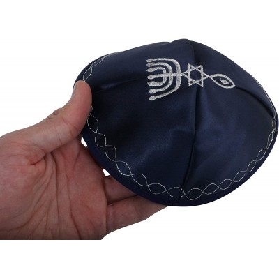 Skullies & Beanies Beautifully Breathable Celebrating Studying - Blue & Silver - CO18MESN3XZ $10.27