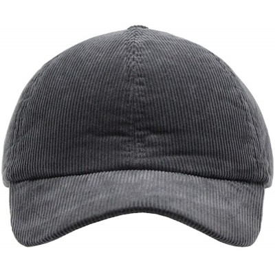 Newsboy Caps Classic Velour Knit/Corduroy Fleece Warmer Flap Billed Newsboy Cap - Charcoal Gray W/Warmer Flap - C9188AO6HRC $...