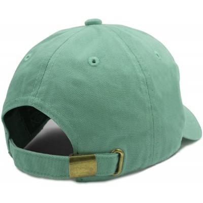 Baseball Caps Washed Cotton Dad Cap - Dark Mint - CI187235UX3 $10.00